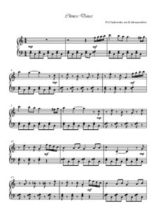 No.6 Китайский танец: Для фортепиано by Петр Чайковский