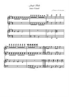 Piano version: For four hands by James Lord Pierpont