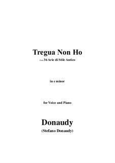Volume III: Tregua Non Ho by Стефано Донауди