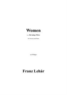 Божественный супруг: Women in D Major by Франц Легар
