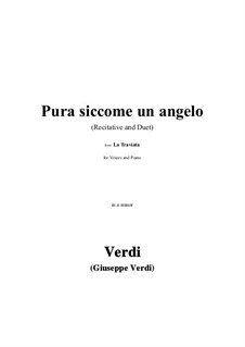 Pura siccome un angelo (Recitative and Duet): Pura siccome un angelo (Recitative and Duet) by Джузеппе Верди