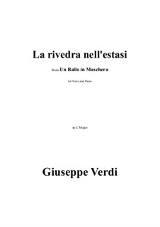 Бал-маскарад: La rivedra nell'estasi in C Major by Джузеппе Верди