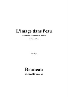 L'image dans l'eau in C Major: L'image dans l'eau in C Major by Альфред Брюно