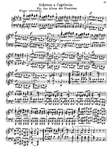 Scherzo a capriccio in F Sharp Minor, WoO 3: Для одного исполнителя by Феликс Мендельсон-Бартольди