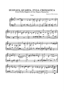 Шесть сонат для органа: Соната No.4 by Адриано Банкьери