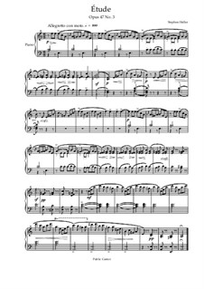 Двадцать пять этюдов, Op.47: Этюд No.3 by Стефан Геллер