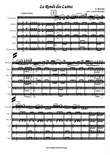 Хоровод гномов, Op.25: Партитура, партии by Антонио Бадзини