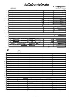 Баллада и полонез, Op.38: For violin and symphonic orchestra by Анри Вьетан
