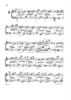 Двенадцать этюдов, Op.74: Этюд No.6 by Антон Аренский
