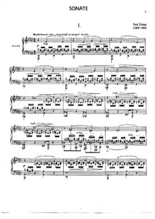 Соната ми-бемоль минор: Часть I by Поль Дюка