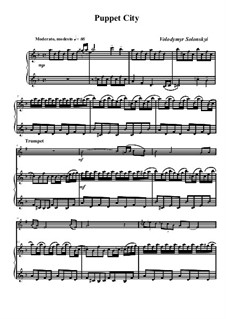 Кукольный город: For trumpet and piano by Володимир Солонський