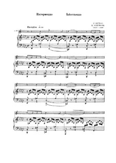 Венский карнавал, Op.26: No.4 Интермеццо, для трубы и фортепиано by Роберт Шуман