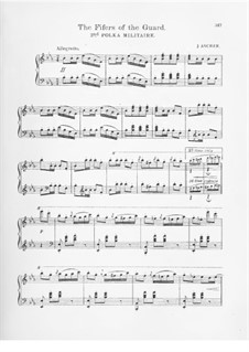 The Fifers of the Guard, Op.91: Для фортепиано by Йозеф Ашер