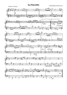 Сюита No.3 для клавесина: No.3 La navette by Жозеф Бодин де Буамортье