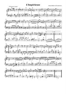 Сюита No.3 для клавесина: No.1 L'imperieuse by Жозеф Бодин де Буамортье
