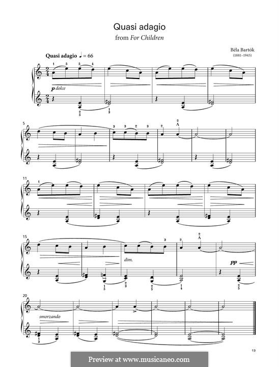 Fragments: Quasi Adagio by Бела Барток