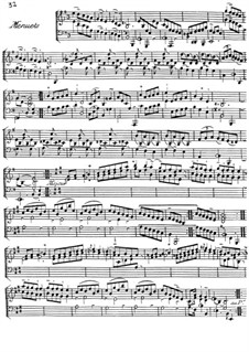 Менуэт ми минор: Для клавесина by Jacques Duphly