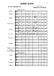 Король поневоле: Danse Slave by Эммануэль Шабрие