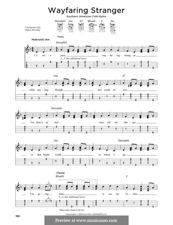 Wayfaring Stranger: Для укулеле by folklore