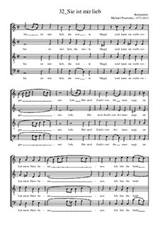 Sie ist mir lieb: Sie ist mir lieb by Михаэль Преториус