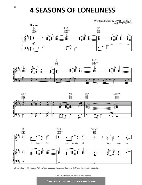 4 Seasons Of Loneliness (Boyz II Men): 4 Seasons Of Loneliness (Boyz II Men) by Terry Lewis