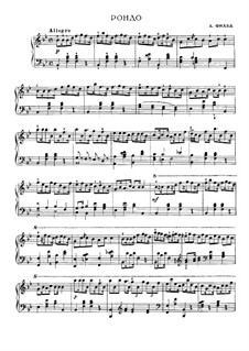 Рондо для фортепиано си-бемоль мажор: Рондо си-бемоль мажор by Джон Фильд