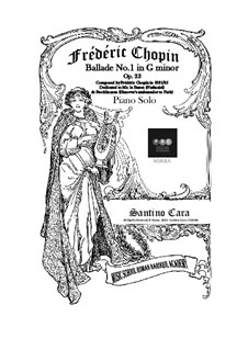 Баллада No.1 соль минор, Op.23: Для фортепиано by Фредерик Шопен