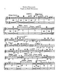 Ночь на лысой горе: Партия арфы by Модест Мусоргский