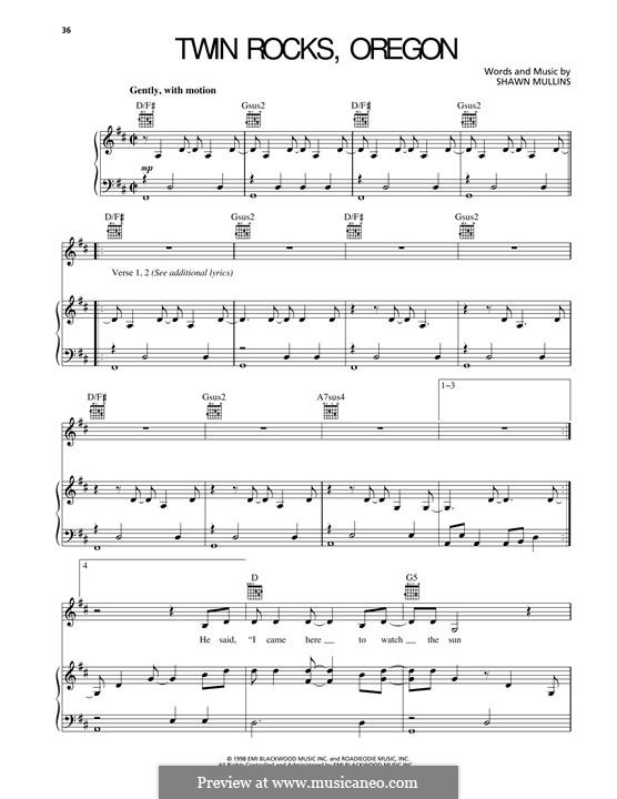 Twin Rocks, Oregon: Twin Rocks, Oregon by Shawn Mullins