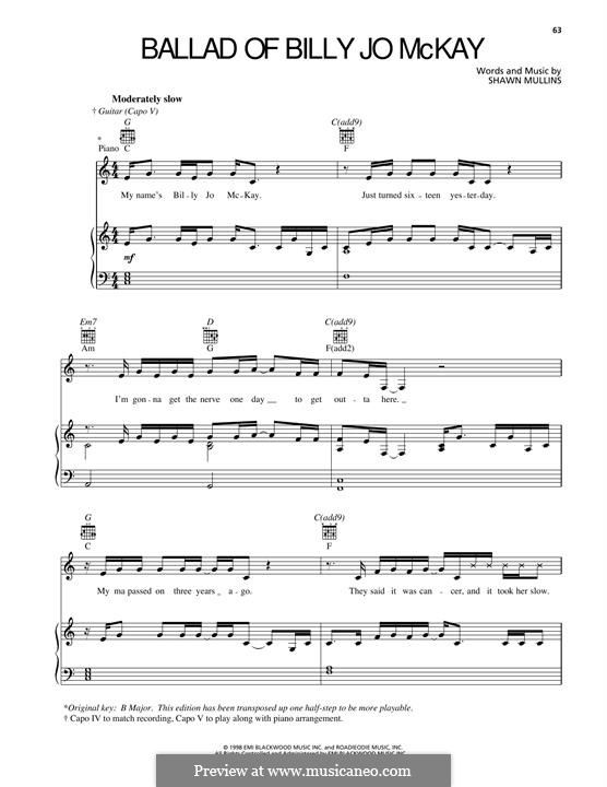 Ballad Of Billy Jo McKay: Ballad Of Billy Jo McKay by Shawn Mullins