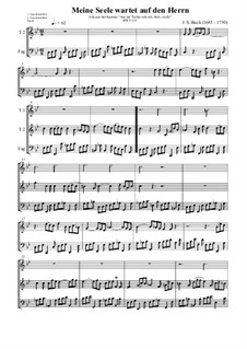 Aus der Tiefen rufe ich, Herr, zu dir, BWV 131: Meine Seele wartet auf den Herrn by Иоганн Себастьян Бах