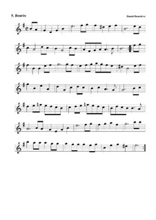 Сюита No.1 ми минор: No.5 Бурре by Daniel Demoivre