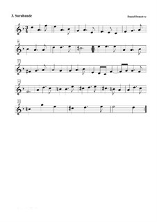 Сюита No.2 фа мажор: No.3 Сарабанда by Daniel Demoivre