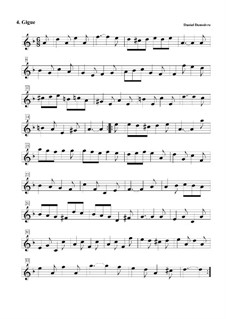 Сюита No.2 фа мажор: No.4 Жига by Daniel Demoivre