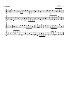 Сюита No.5 соль минор: No.2 Гавот by Daniel Demoivre