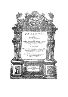 Varietie of Lute Lessons: Varietie of Lute Lessons by Джон Доуленд