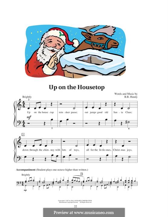Up on the House Top: Для фортепиано by Benjamin Russel Hanby