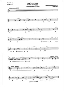 Quartet for Four French Horns '...my sound-shaped longing' (2000/2008), Op.13: Parts by Johann Teibenbacher