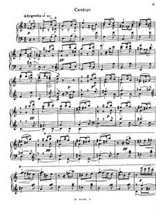 Сюита на имя 'Саша', Op.2: Скерцо by Александр Глазунов