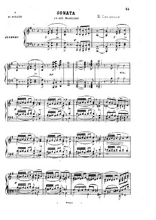 Соната для фортепиано соль мажор, Op.54: Часть I by Стефано Голинелли