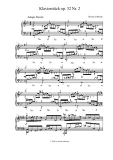 Klavierstück in G, Op.32: No.2 by Thomas Uhlmann