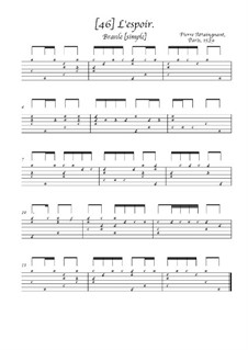 L'espoir: For lute by Пьер Аттеньян