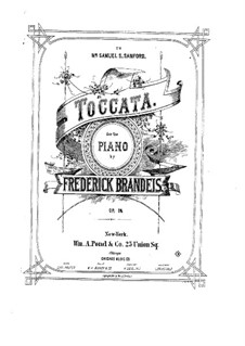 Токката, Op.54: Токката by Frederick Brandeis