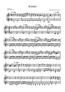 Калинка-малинка: For toy piano by Ivan Larionov