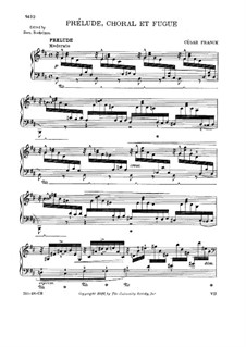 Прелюдия, Хорал и Фуга, FWV 21: Все части by Сезар Франк