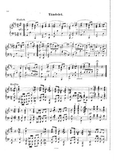 Blätter und Blüthen, Op.2: Nr.10 Tändelei by Ханс Хубер