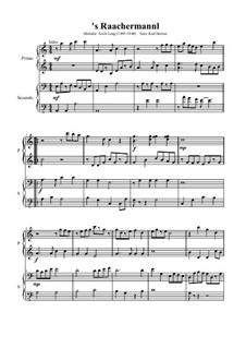 's Raachermannl (Klavier zu 4 Händen): 's Raachermannl (Klavier zu 4 Händen) by Ernst Erich Lang