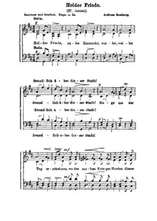 Holder Friede: In D-Dur by Андреас Ромберг