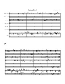 Фантазия No.4, для шести альтов и органа: Фантазия No.4, для шести альтов и органа by John Jenkins