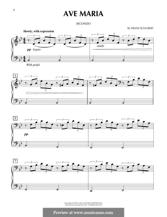 Piano version: For four hands by Франц Шуберт